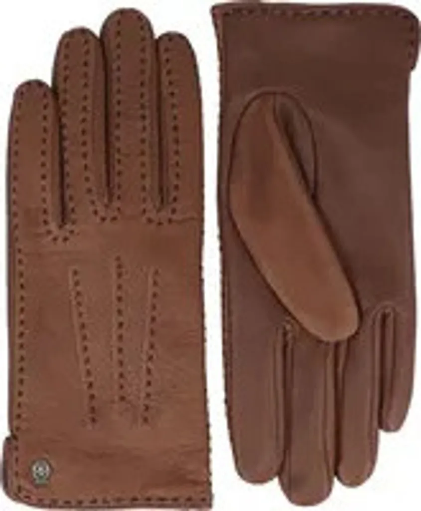 Gants marron clair souples pour adultes - Finition couture invisible Pro