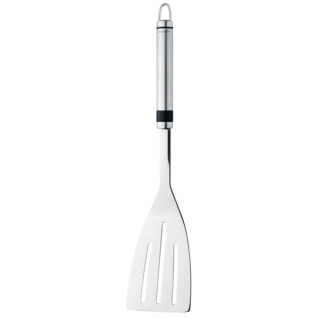 Brabantia Küchenhelfer Profile Pfannenwender, Spatula, Turner, lang, Edelstahl Matt, 210181