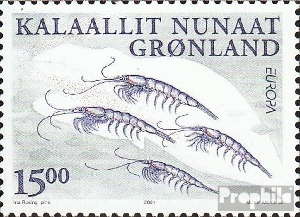 Briefmarken Dänemark - Grönland 2001 Mi 368 (kompl.Ausg.) postfrisch Wasser