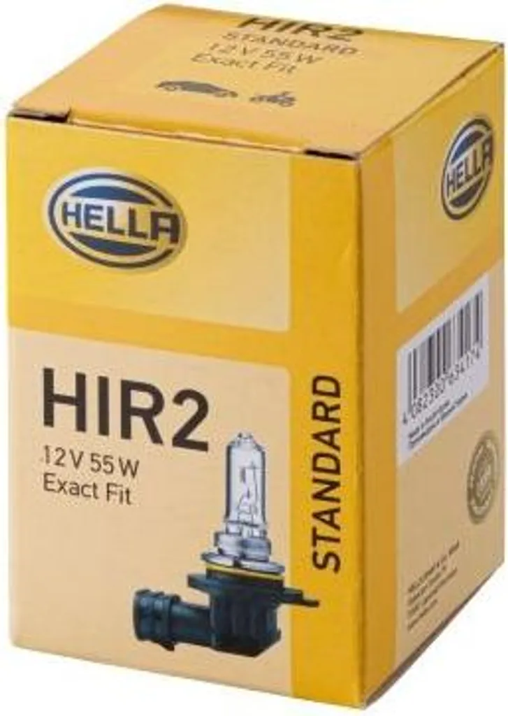 Lampadina Abbagliante HELLA 8GH 009 319-001 HIR2 12V 55W | Originale