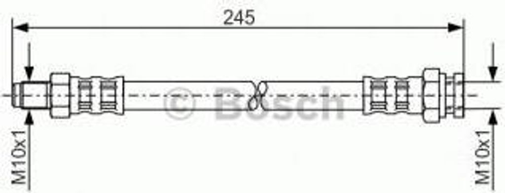 Bosch Bremsschlauch 1 987 476 876