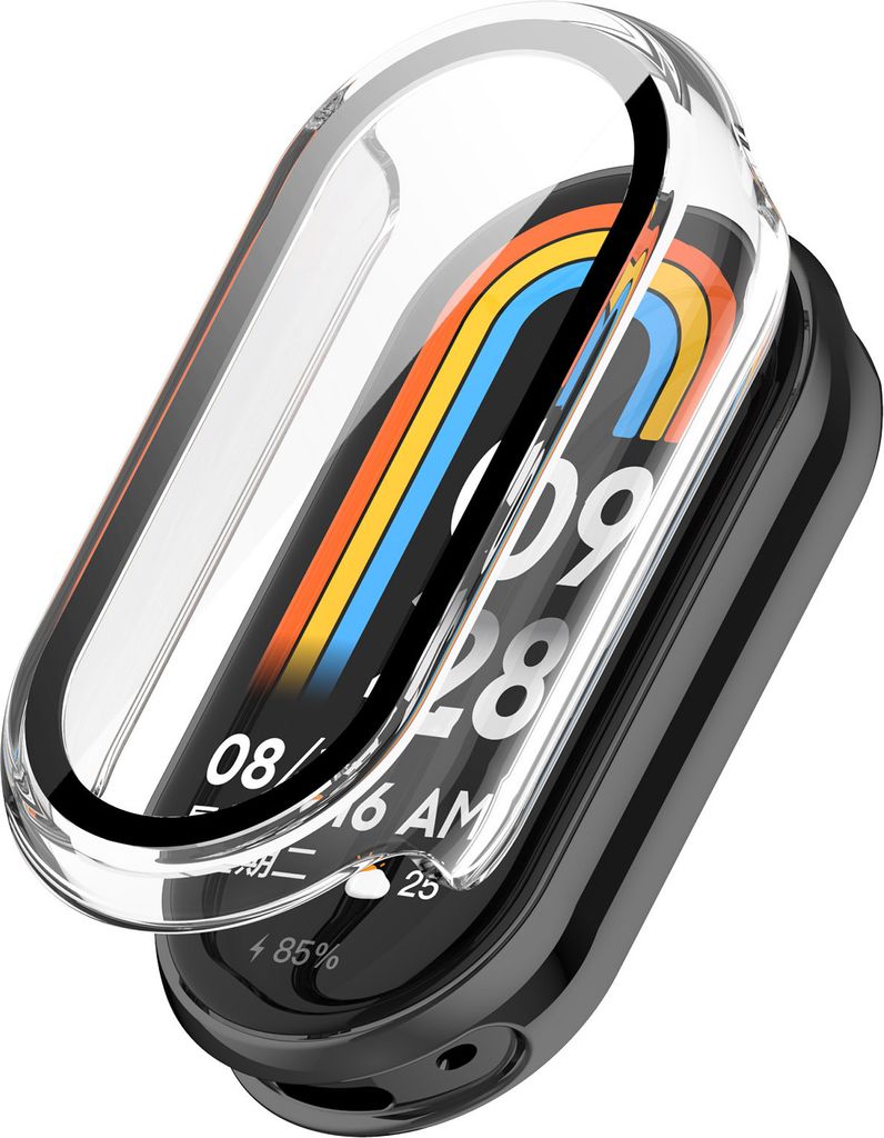 Connecteur De Bracelet En Acier Inox Pour Xiaomi Mi Band 9/9 NFC/8/8 NFC - Tête Grain M8 14mm