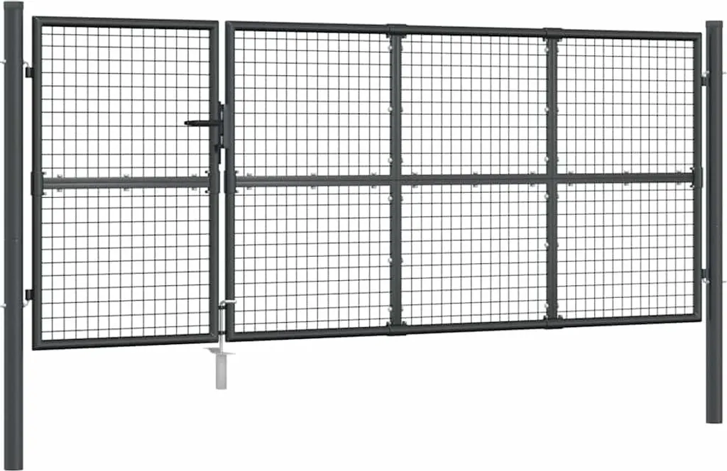 Portail extérieur sécurisé 350x175 cm : fini la rouille et les intrusions