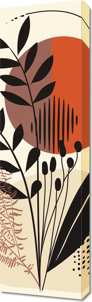 Quadro 30x100 cm Prima dell'alba - Stampa su Tela Canvas Alta Qualità