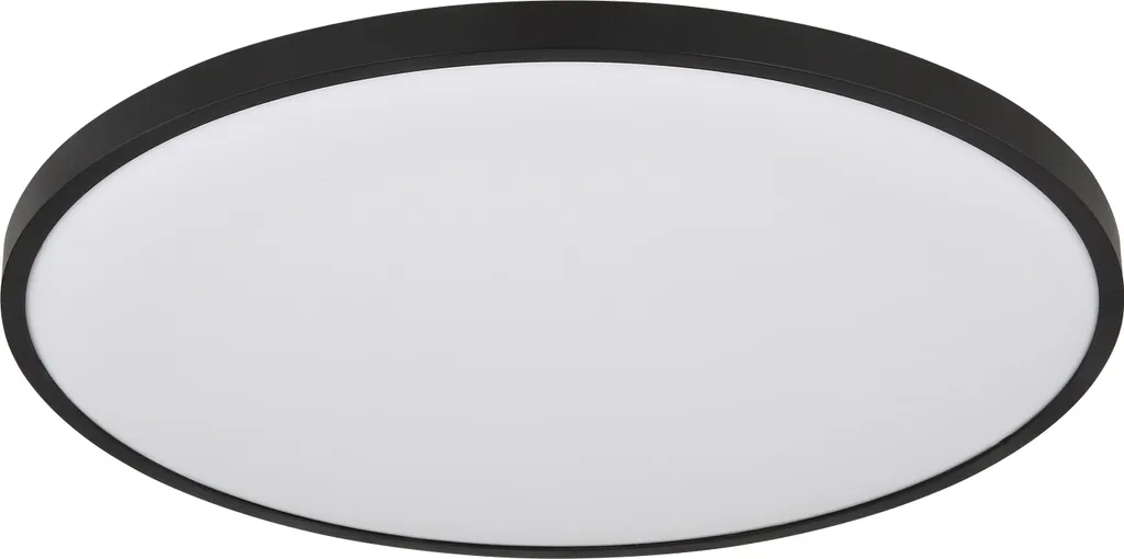 Luminaire de plafond LED noir D40 avec effet rétroéclairage chic
