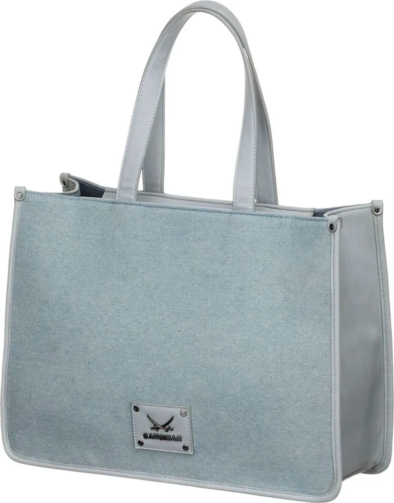 Sansibar Borsetta Jeans Celeste - Borsa a Tracolla Originale Sylt - 2