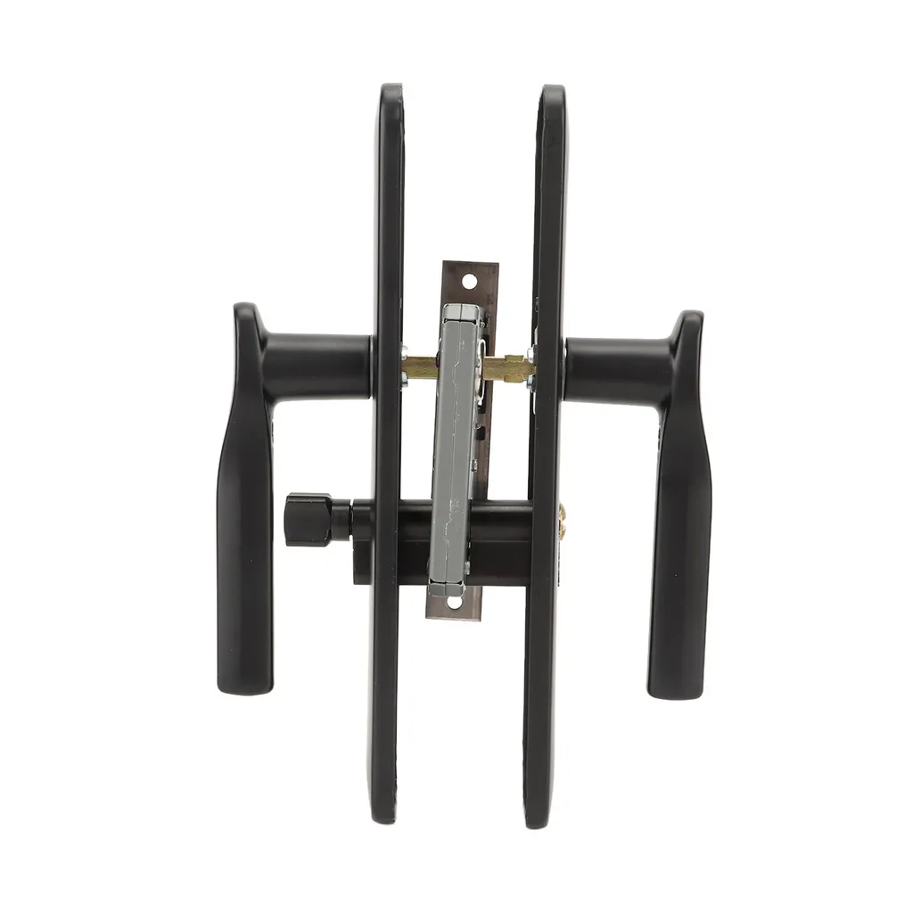 Set Maniglie Per Porte Herkules Black – Van Plathen, Acciaio Inox Nero Opaco, Design Massiccio