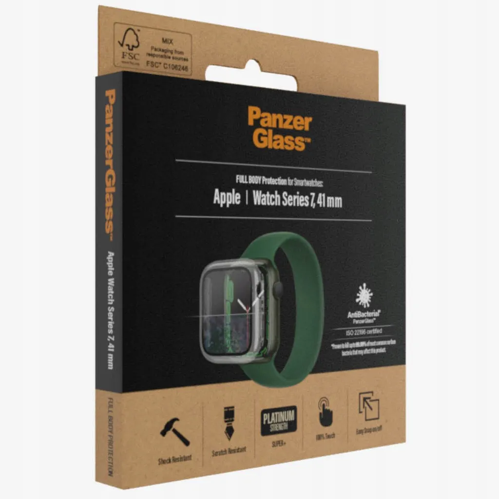 PanzerGlass Apple Watch 41mm S9/8/7 | Vetro Full Body Trasparente - 12