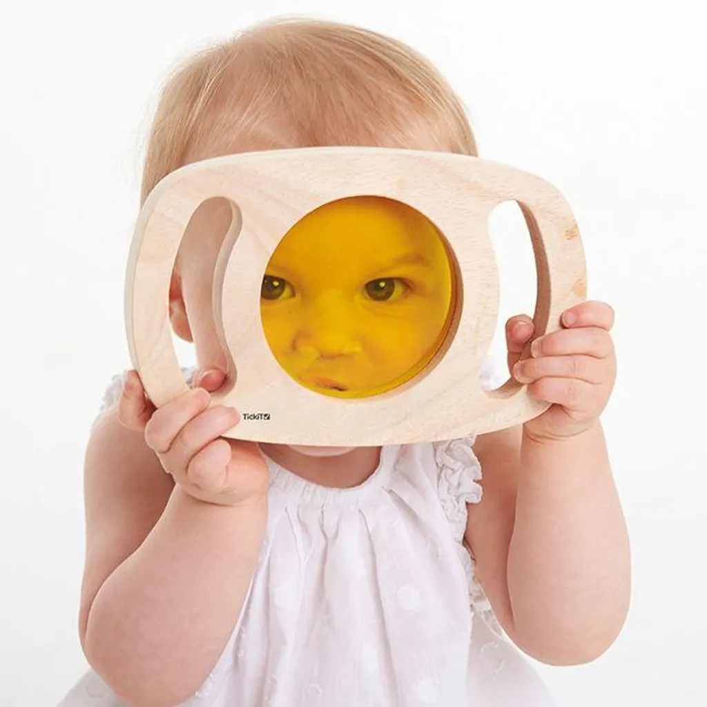 Panneaux de Transparence Colorés en Bois - Matériel Montessori TickiT