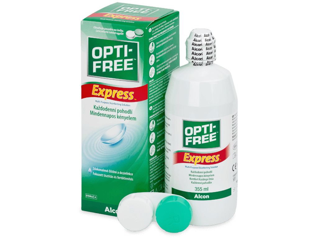 Opti-Free Express - Účinný čisticí roztok pro hygienu Obrázek produktu 