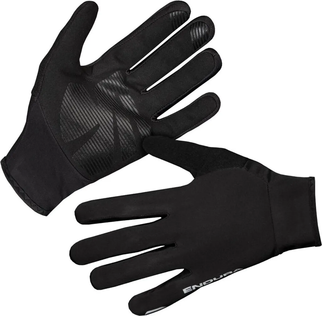 Gants de vélo hiver Endura FS260-Pro Thermo noirs longs - Taille M