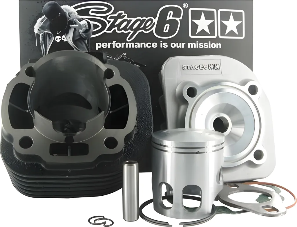 Haut Moteur 70cc Stage6 Streetrace Minarelli Horizontal AC en Fonte