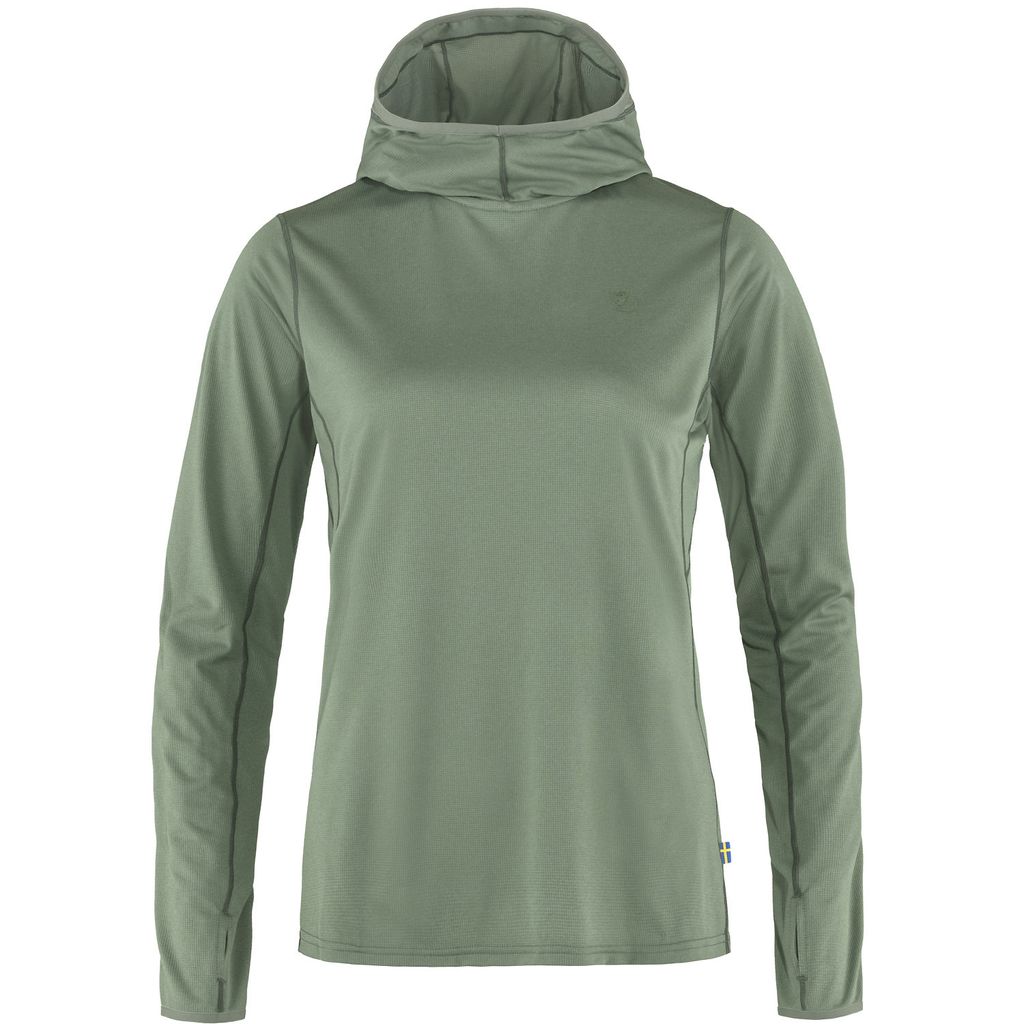 Fjällräven FJÄLLRÄVEN Abisko Sun-hoodie W Grün Grün XL