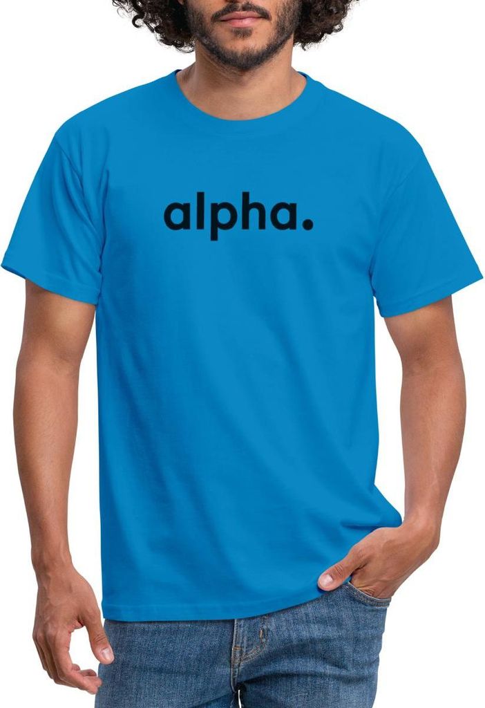 Spreadshirt Stromberg Firmenschriftzug von Alpha Männer T-Shirt, M, Royalblau