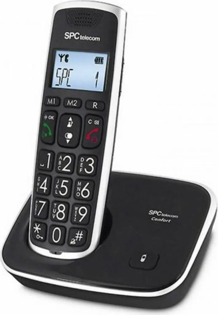 Téléphone Sans Fil Telecom 7608N Noir : Finissez-en avec les Interférences