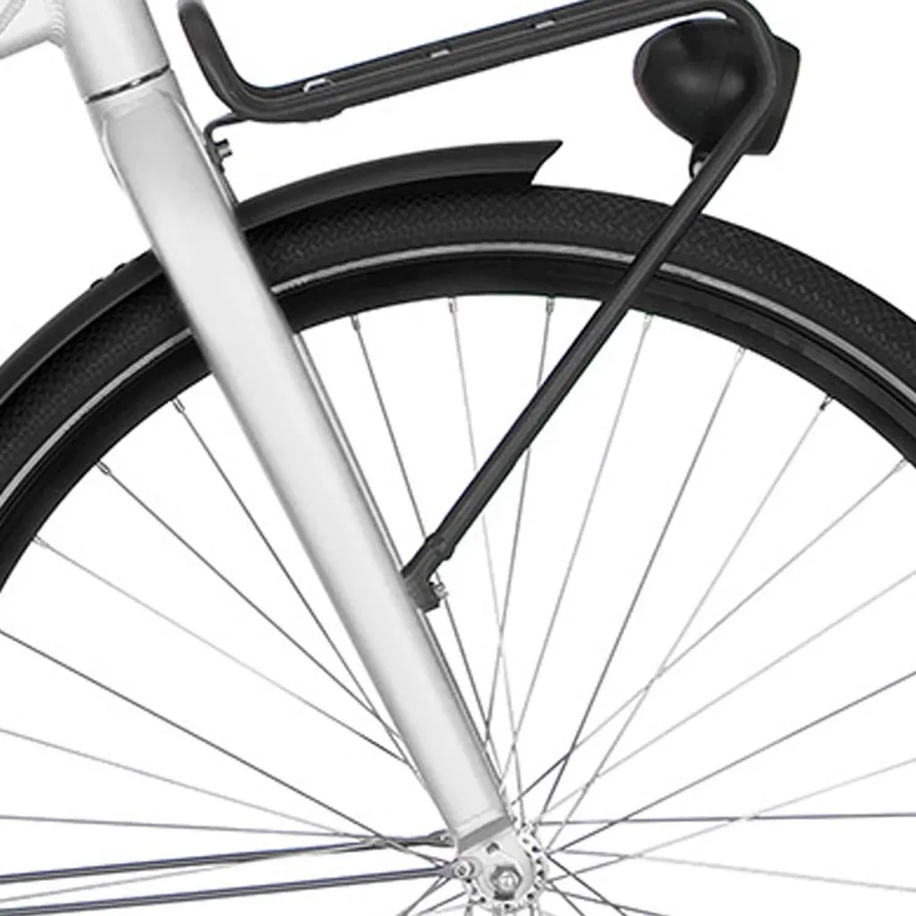 Fourche de Vélo de Ville Cortina Pearl Matt Blanc Commun 28 Pouces Rigide