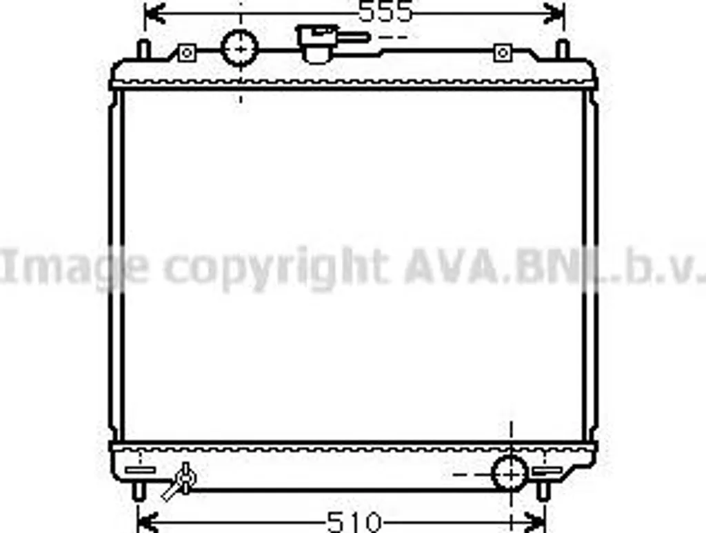 Refroidisseur moteur haute efficacité AVA MT2109 Pajero MB340052 OE