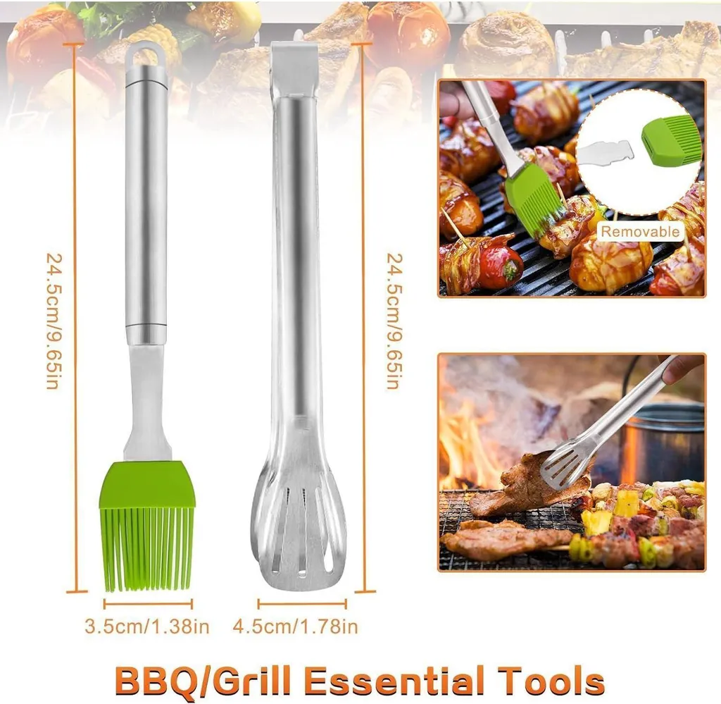 Set Di 2 Spatole Per Barbecue In Acciaio Inox Con Manico In Legno Di Faggio | Per Plancha E Piastre – Perfette Per Smash Burger - 5