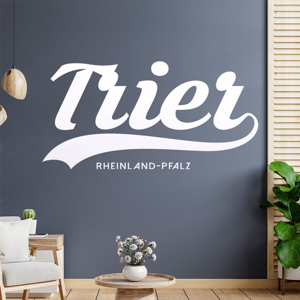 Trier Rheinland-Pfalz Wandtattoo Wandaufkleber Wall Sticker - Dekoration, Küche, Wohnzimmer, Schlafzimmer, Badezimmer