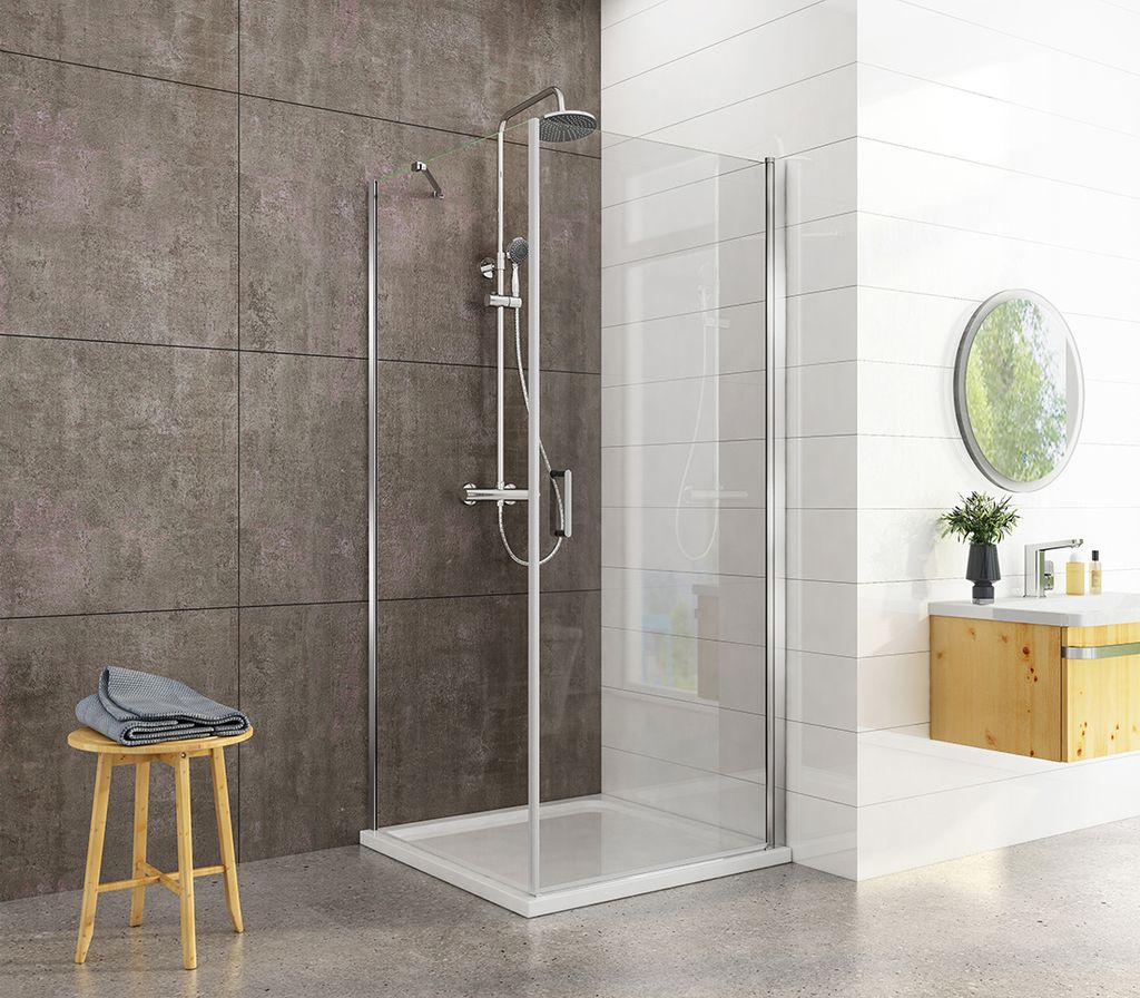 Heilmetz sprchový kout 90x90x195cm křídlové dveře s bočním Obrázek produktu 