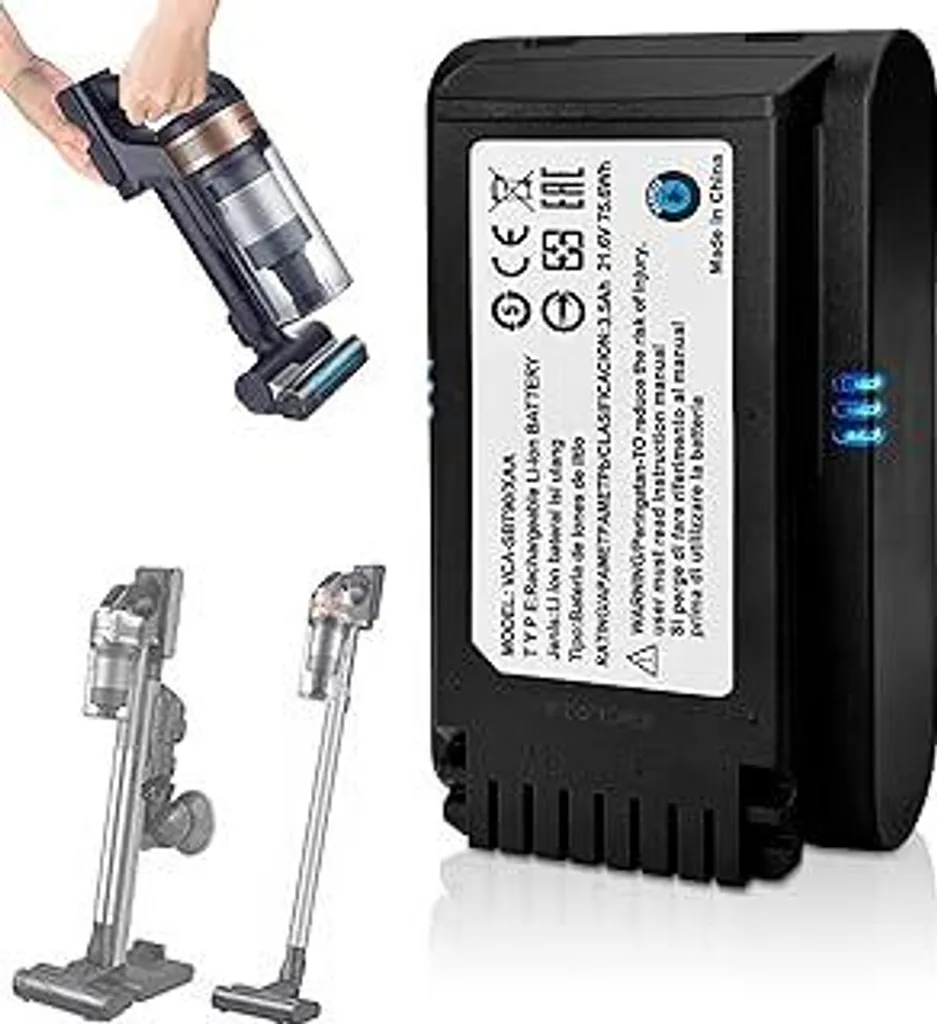 Batteria Ricambio VCA-SBTA60 per Samsung Jet Serie 60-90 | Lunga Durata