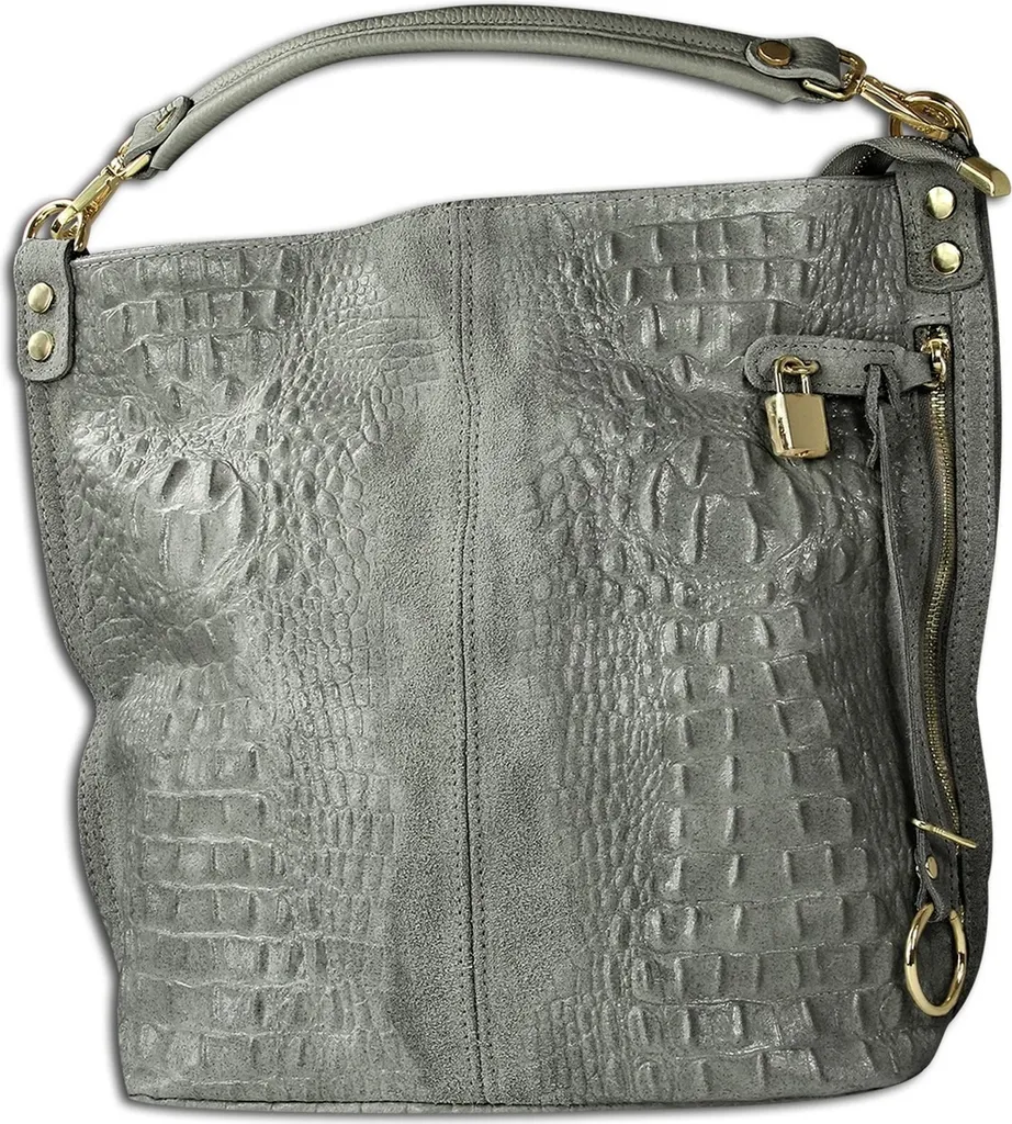Toscanto Borsa Shopper Grigia OTT162SK - Resistente e Capiente