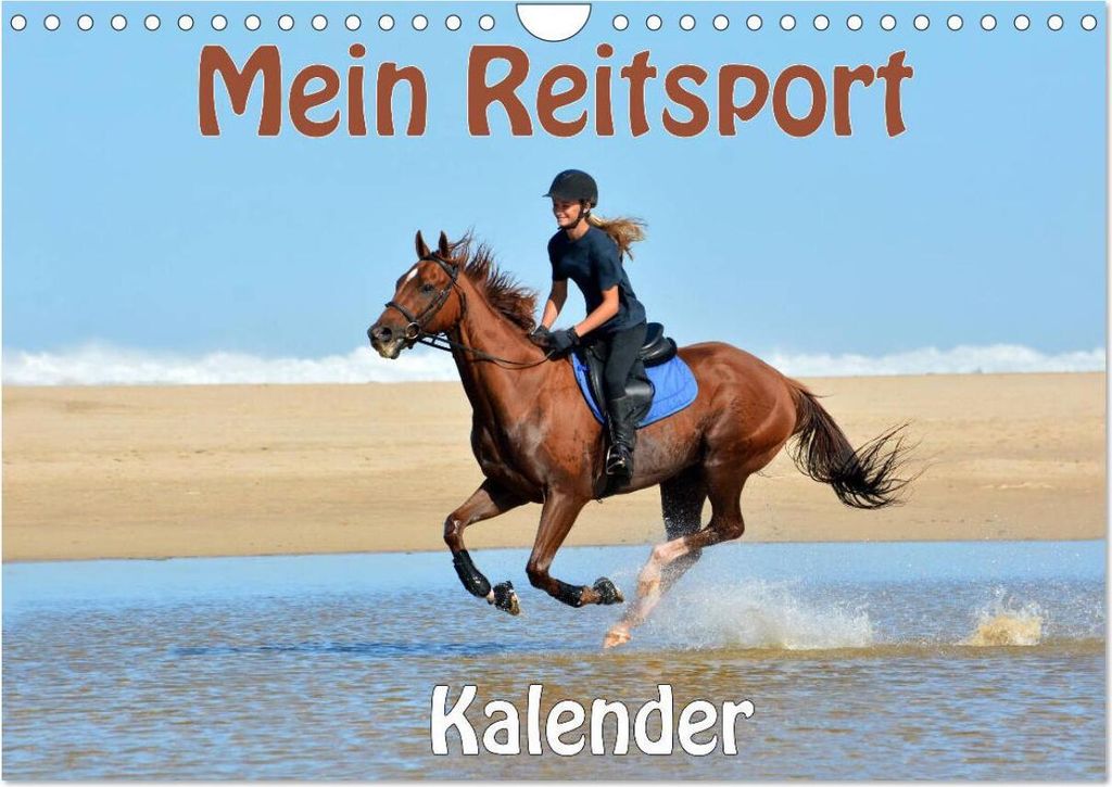 Mein Reitsport Kalender (Wandkalender 2026 DIN A4 quer), CALVENDO Monatskalender