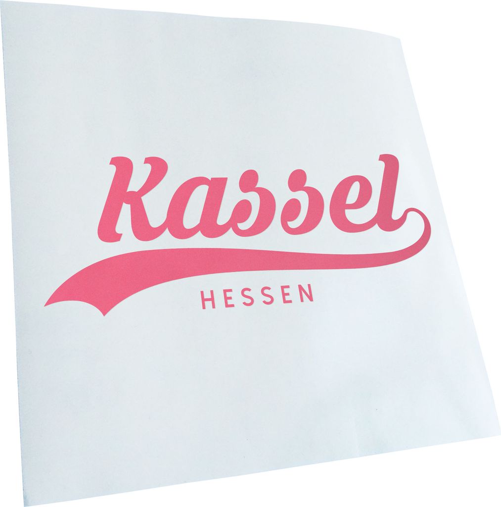 Kiwistar - Autoaufkleber - Kassel Hessen - Flieder - 20x8cm - Aufkleber für Auto, Laptop, Fahrrad, LKW, Motorrad mehrfarbig JDM Decal Racing