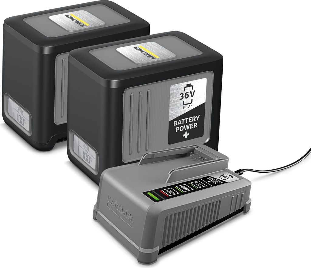 Kärcher 2.445-071.0, Batterie- & Ladegerät-Set, 6 Ah, 36 V, Produktbild 