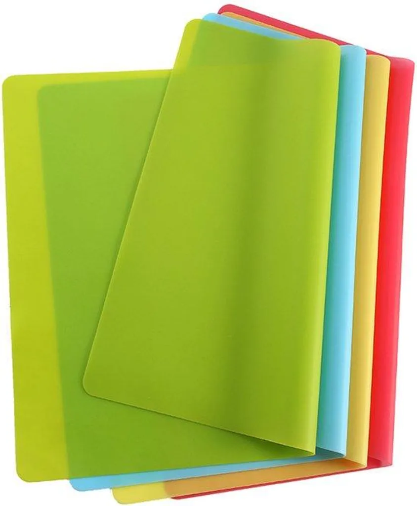 Set de table individuel en silicone souple et isolant thermique x4