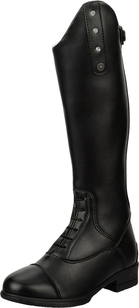Suedwind Nova Kids Fun Glitter Winter, Winterreitstiefel, Farbe:black, Größe:32 SLIM-NORMAL