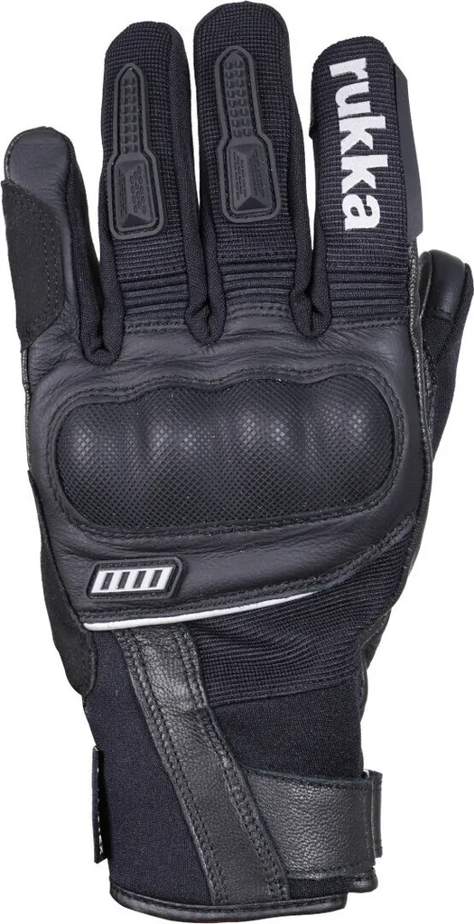 Gants Rukka Rocky-R imperméables taille 10 : gants de moto en cuir noir