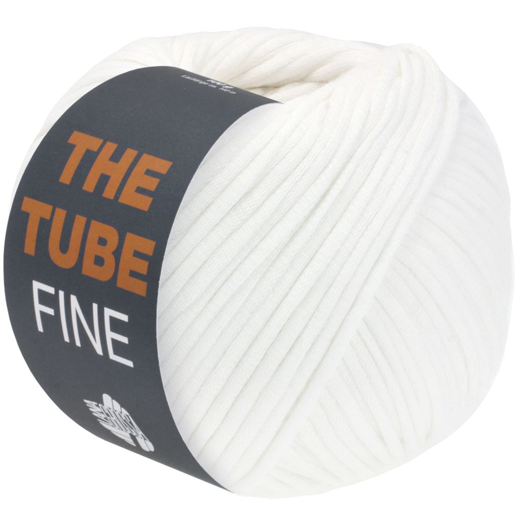 Lana Grossa - The Tube Fine 0101 weiß Produktbild 