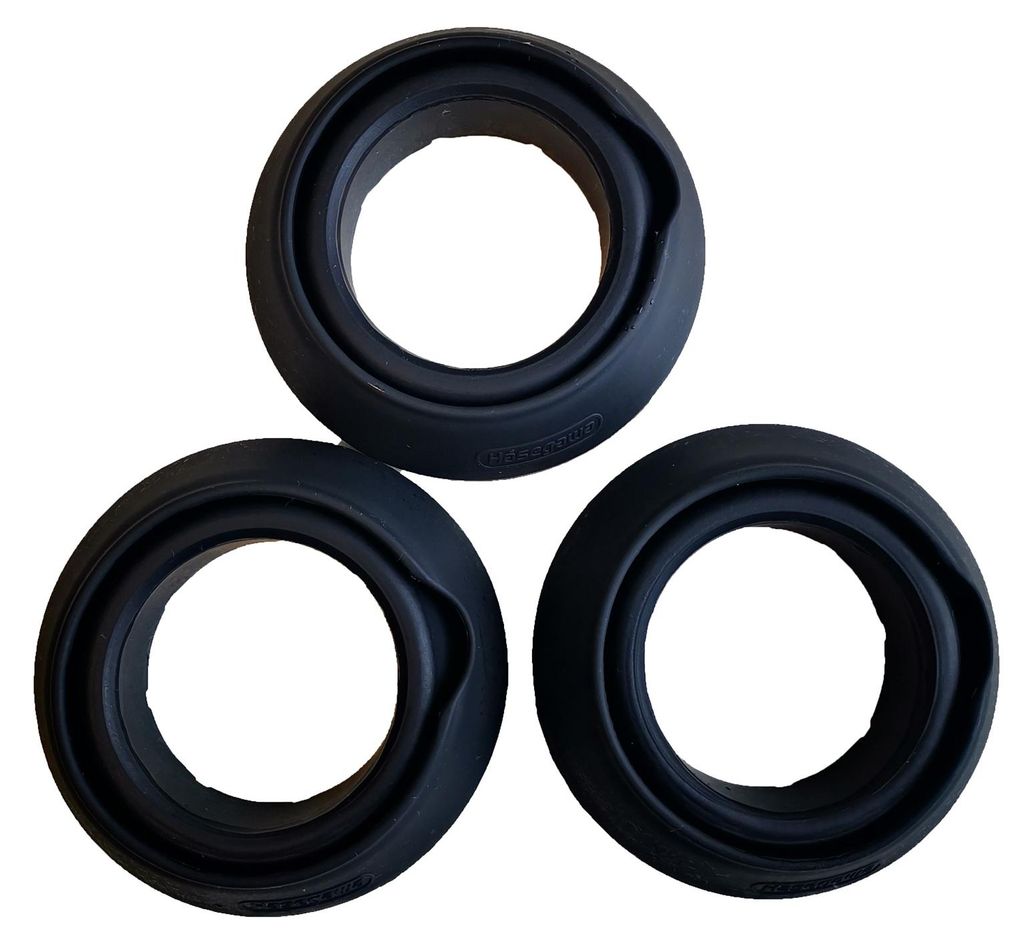 Niwaki rubbervoeten, set van 3, zwart, voor ladders Productafbeelding 