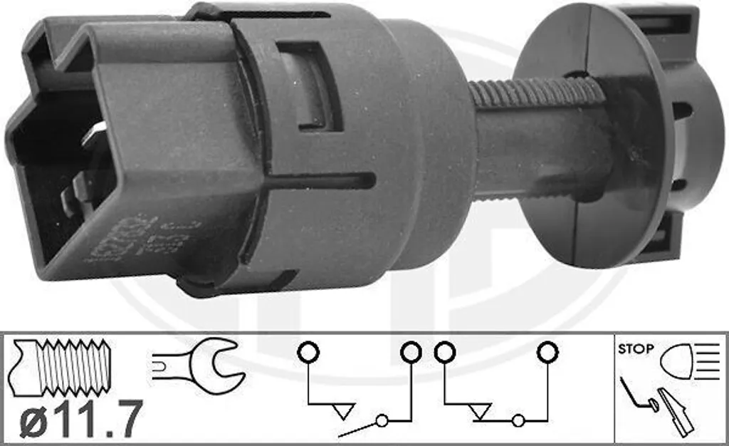 Interruttore Stop Honda ERA 330972 - Ricambio 4 Poli 36750S5AJ01 per Civic Accord CR-V