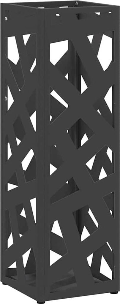 Sonnenschirmhalter Schwarz 15,5 x 15,5 x 49 cm Metall
