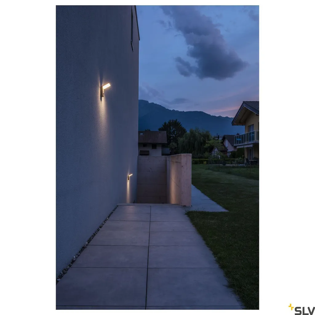 Applique LED Anthracite 232915 - Solution Éclairage Compact et Puissant
