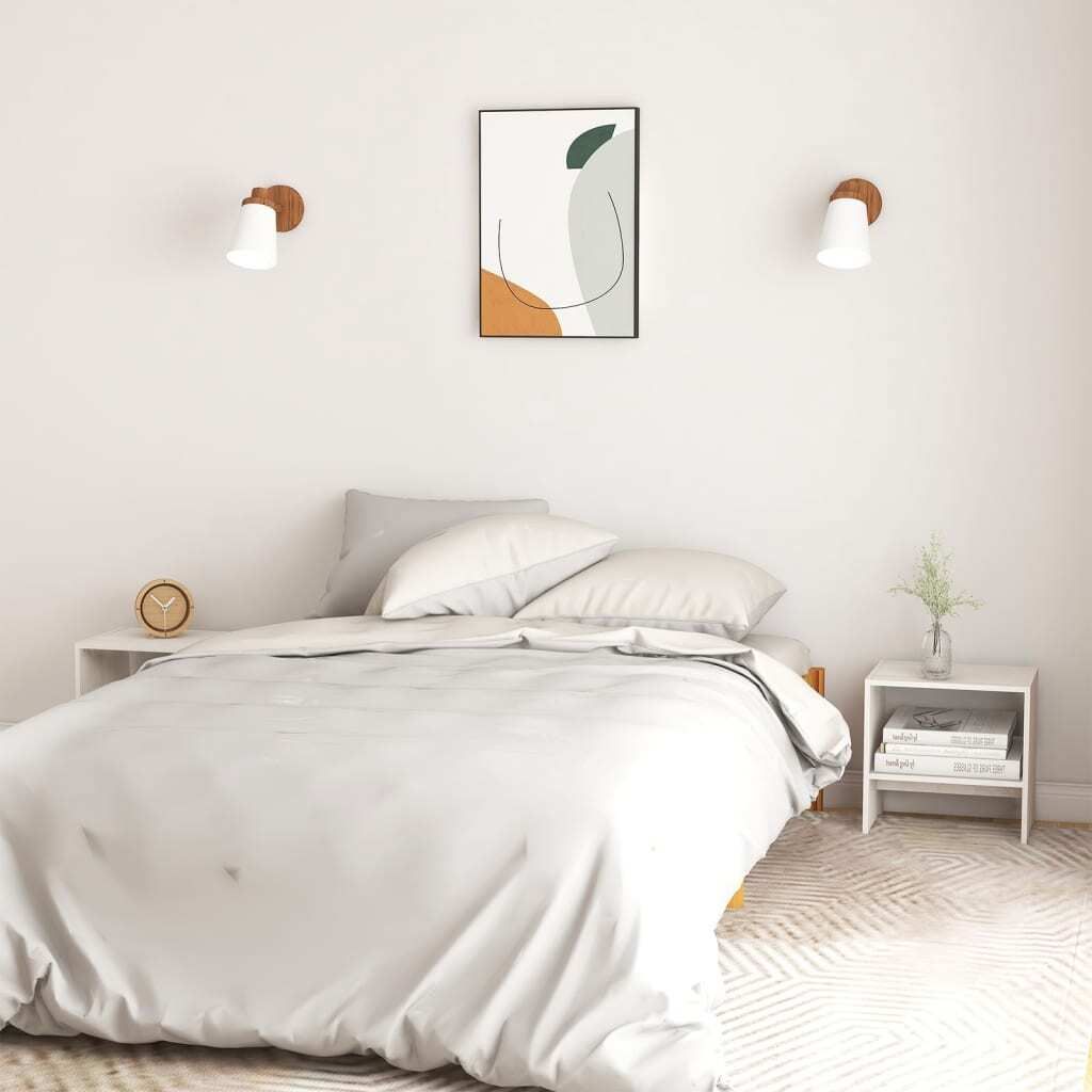 "Winterschlussverkauf "Nachttisch Elegantes Design - Beistelltisch - Nachtschrank - 40x30,5x40 cm Massivholz Kiefer NeuMöbel 1273300