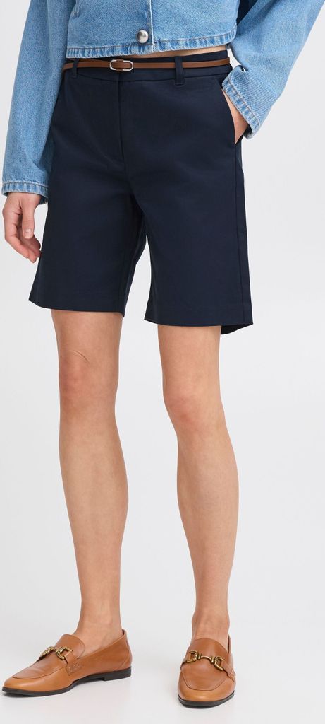 b.young BYDAYS- Damen Chino Shorts Bermuda Kurze Hose 20805588 mit Gürtel