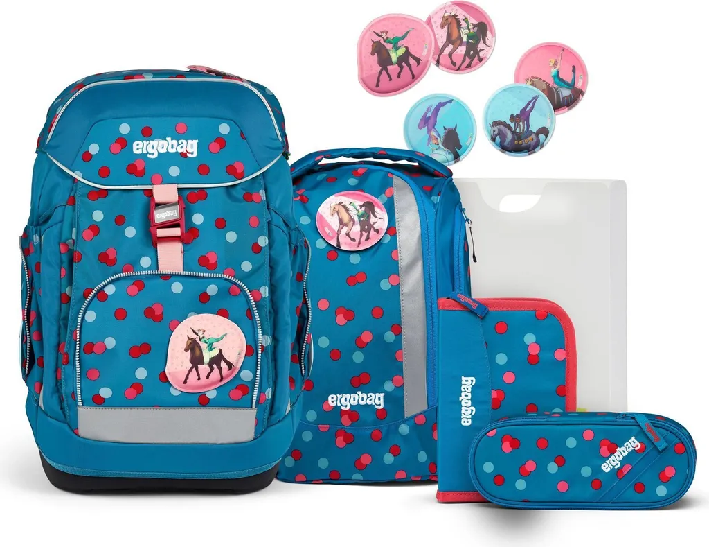Cartable ergonomique ergobag Maxi-Set 6 pièces VoltiBär pour le primaire