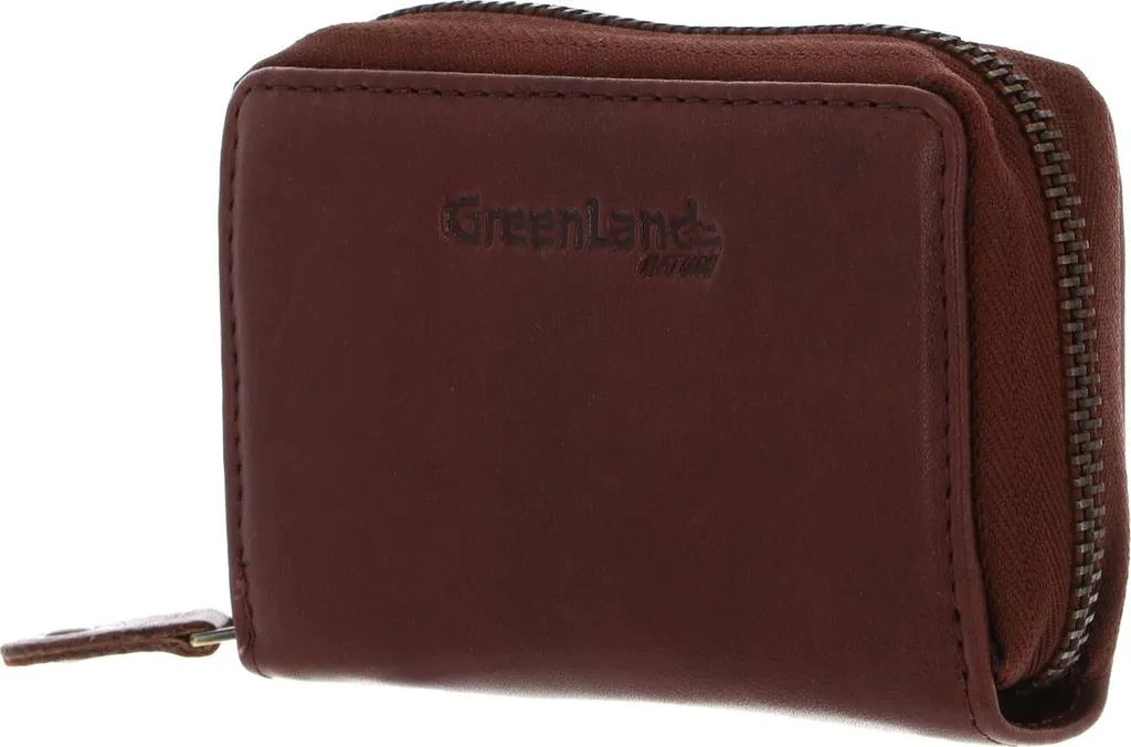 Idea Regalo: Porta Carte GreenLand Nature Pelle Bordeaux RFID Box
