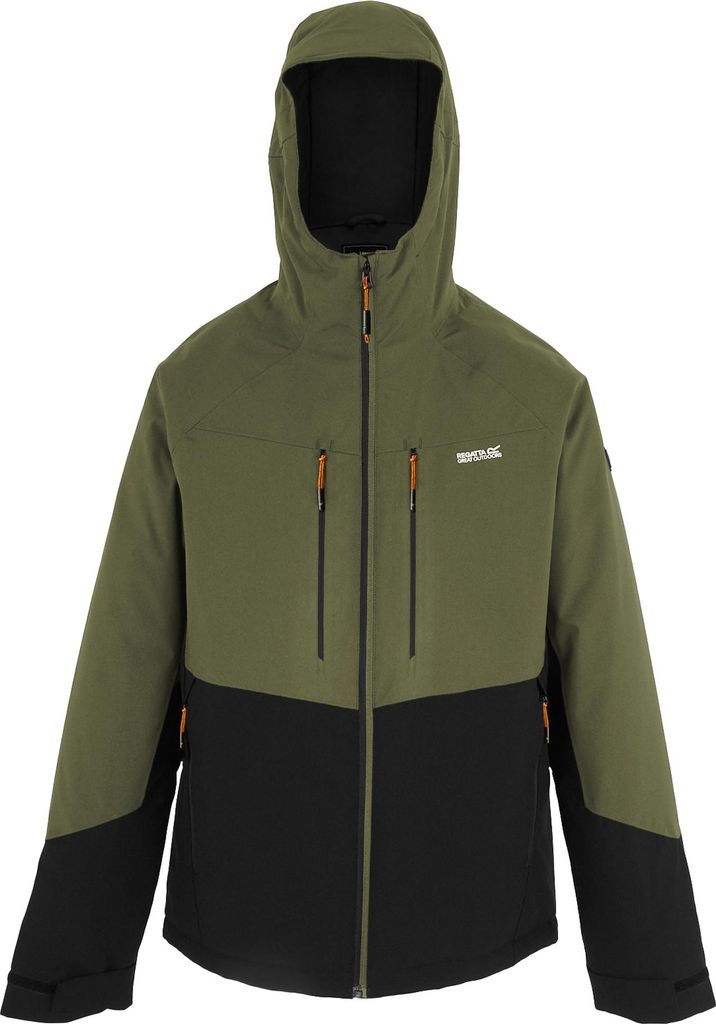 Regatta - "Highton" Steppjacke für Herren, Stretch RG12166 (L) (Oliv/Schwarz)