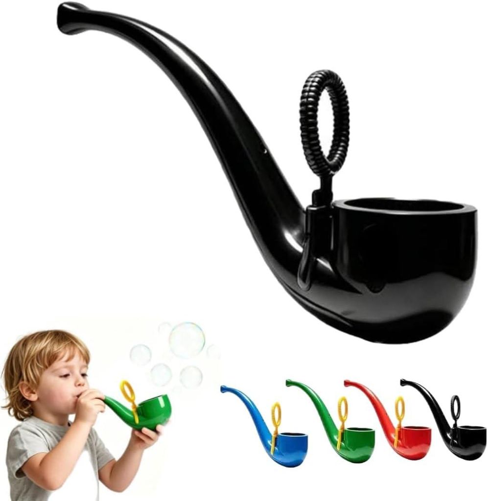 Seifenblasen Pfeife Retro Design, Bubble Pipe Seifenblasen Produktbild 