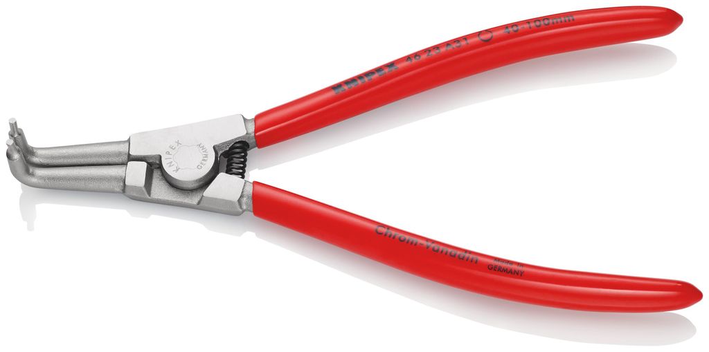 Knipex Sicherungsringzange DIN 5254 B Länge 200mm 90° Ø 40,0-100,0mm Chrom außen - 46 23 A31