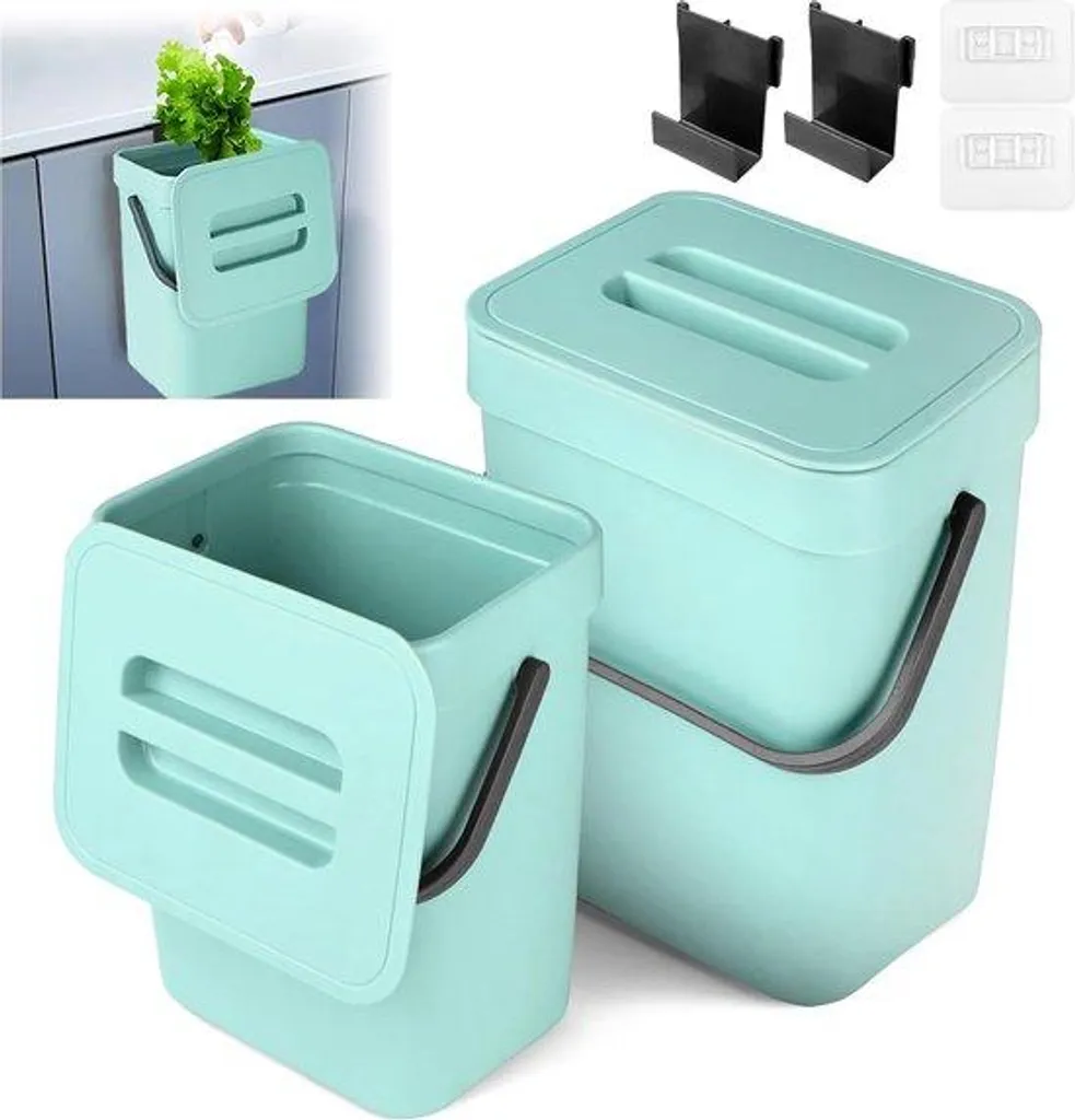 Trier ses biodéchets avec le lot de sacs à compost bleus 3L et 5L hermétiques