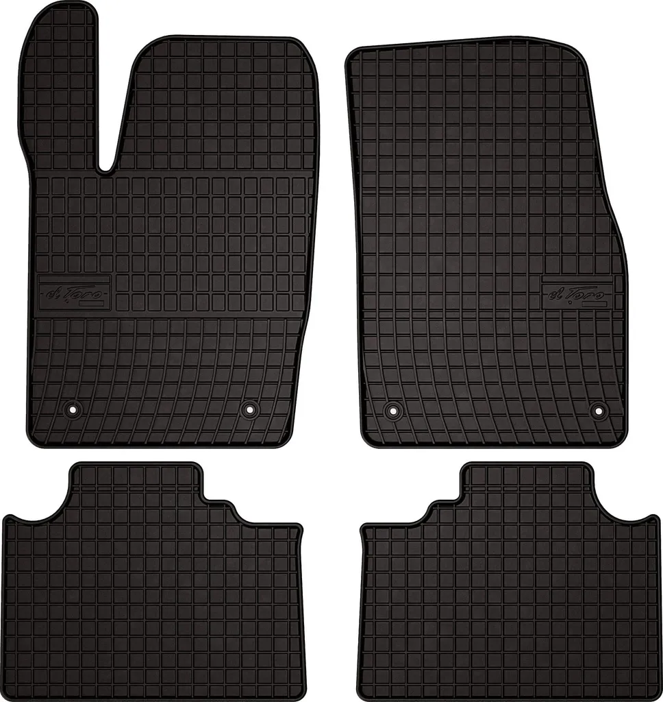 Kit Tappetini Gomma Premium per Jeep Grand Cherokee WK2 10-18