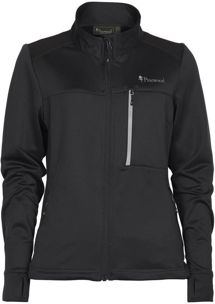 Pinewood 3209 Abisko Power Damen Fleecejacke Black (400) XS