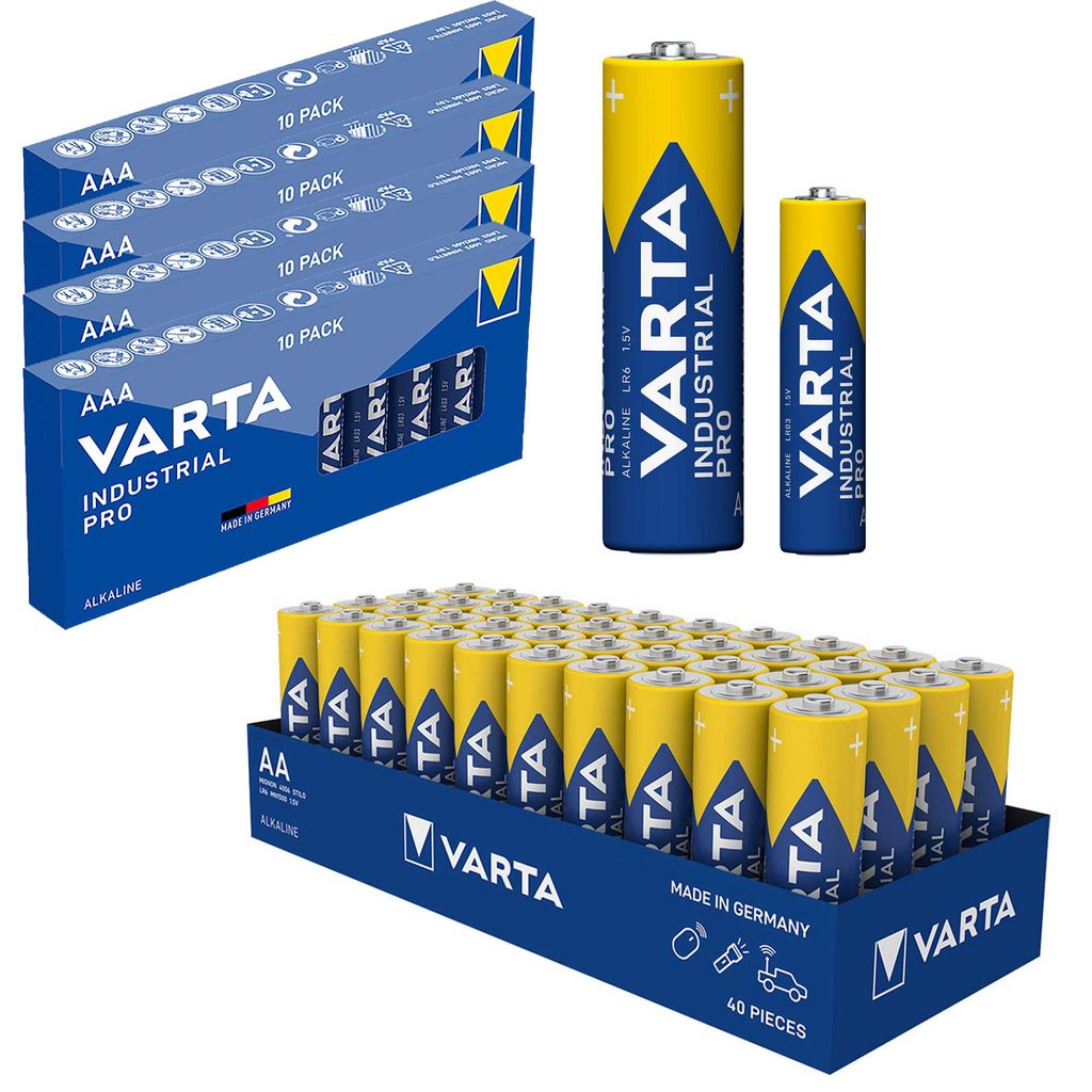 30 Stück VARTA Alkaline Batterie INDUSTRIAL PRO MIGNON LR6 AA