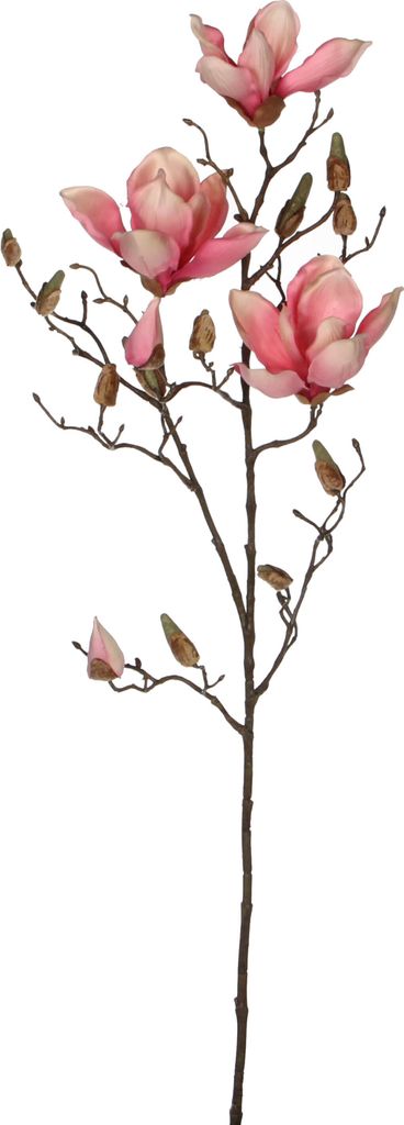 Mica Decorations Magnolien Kunstblume - H88 cm - Rosa