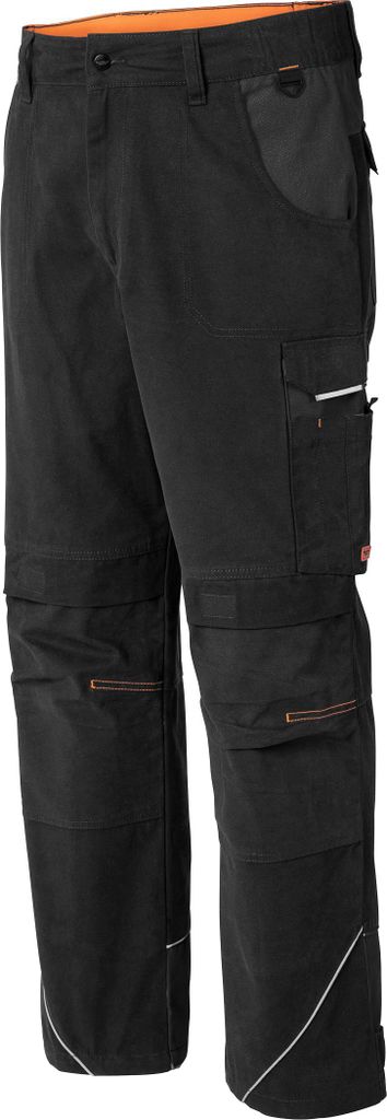 HERO by John Medoox GLENN PRO WORKWEAR Herren Arbeits-Cargohose Regular Fit 54 black